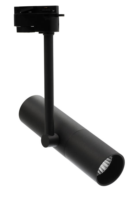 VITO LED ПРОЖЕКТОР ЗА ШИНА МОНОФАЗЕН SUN-P2 12W 876LM COB 15° 4500K (НЕУТРАЛНА СВЕТЛИНА) ЧЕРЕН ЦВЯТ 2101670