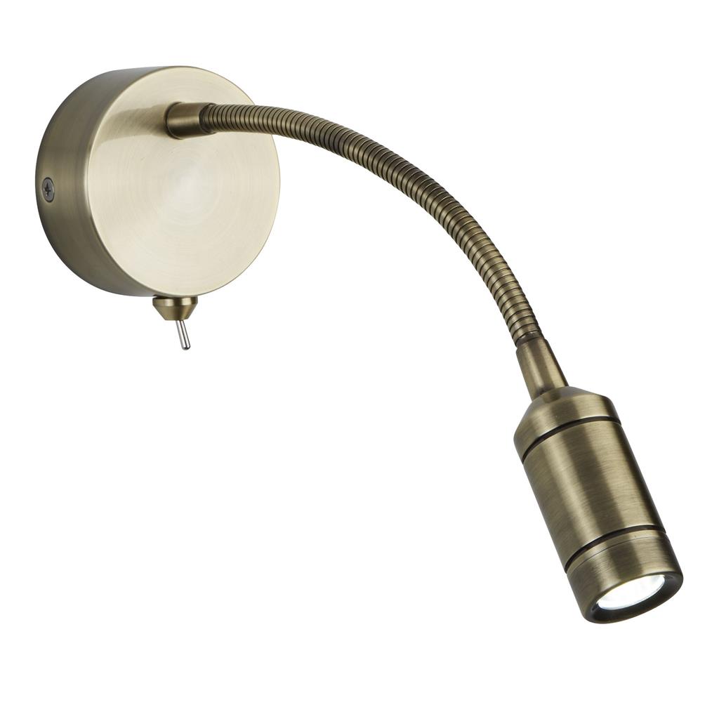 SEARCHLIGHT АПЛИК LED - FLEXI ARM - ANTIQUE BRASS