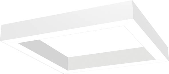 VITO LED КВАДРАТ ЗА ПОВЪРХНОСТЕН МОНТАЖ ИЛИ ЗА ОКАЧВАНЕ-PS 1180X1180X80MM 110W 4000K (НЕУТРАЛНА СВЕТЛИНА) 12864LM БЯЛ ЦВЯТ 2423350