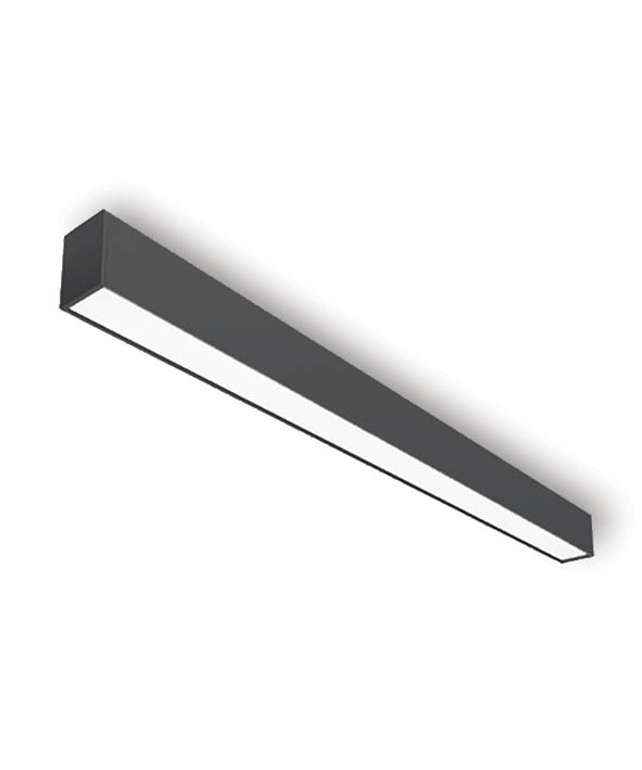 VITO LED ЛИНЕЕН ОСВЕТИТЕЛ ЗА ПОВЪРХНОСТЕН МОНТАЖ-SL1 53X83X1490MM 50W 6500K (СТУДЕНА СВЕТЛИНА) 5500LM ЧЕРЕН ЦВЯТ 2424740