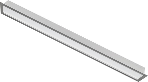 VITO LED ЛИНЕЕН ОСВЕТИТЕЛ ЗА ВГРАЖДАНЕ PROFILED-RL1 65X45X1200MM 42W 4000K (НЕУТРАЛНА СВЕТЛИНА) 4410LM СИВ ЦВЯТ 2425060