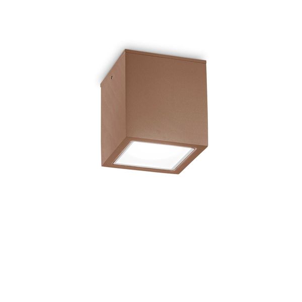 ФАСАДНА ЛУНА ЗА ВЪНШЕН МОНТАЖ IDEAL LUX 251547 TECHO PL1 BIG COFFEE