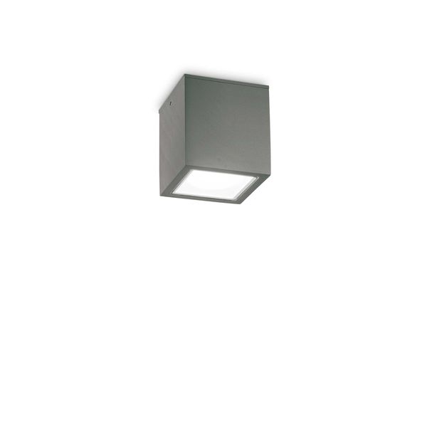 ФАСАДНА ЛУНА ЗА ВЪНШЕН МОНТАЖ IDEAL LUX 251554 TECHO PL1 SMALL ANTRACITE