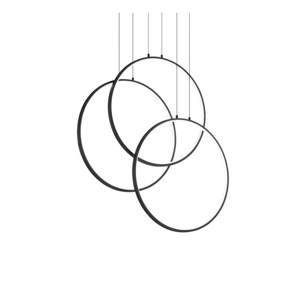 LED ПЕНДЕЛ IDEAL LUX 269337 FRAME SP CERCHIO BLACK