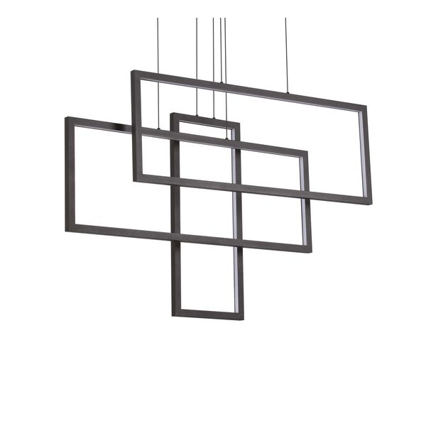 LED ПЕНДЕЛ IDEAL LUX 269382 FRAME SP RETTANGOLO BLACK