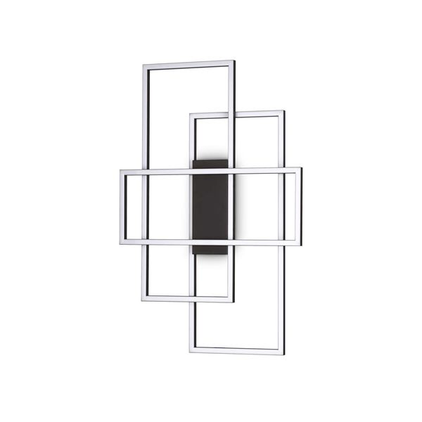 LED ПЛАФОН IDEAL LUX 270661 FRAME PL RETTANGOLO BLACK
