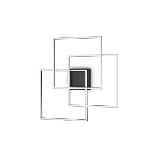 LED ПЛАФОН IDEAL LUX 270678 FRAME PL QUADRATO BLACK