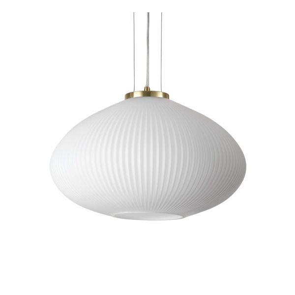 ПЕНДЕЛ IDEAL LUX 285191 PLISSE' SP1 D45 OTTONE SATINATO