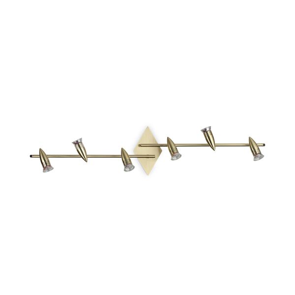 СПОТ IDEAL LUX 287805 ALFA PL6 SATIN BRASS