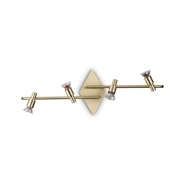 СПОТ IDEAL LUX 287812 SLEM PL4 SATIN BRASS