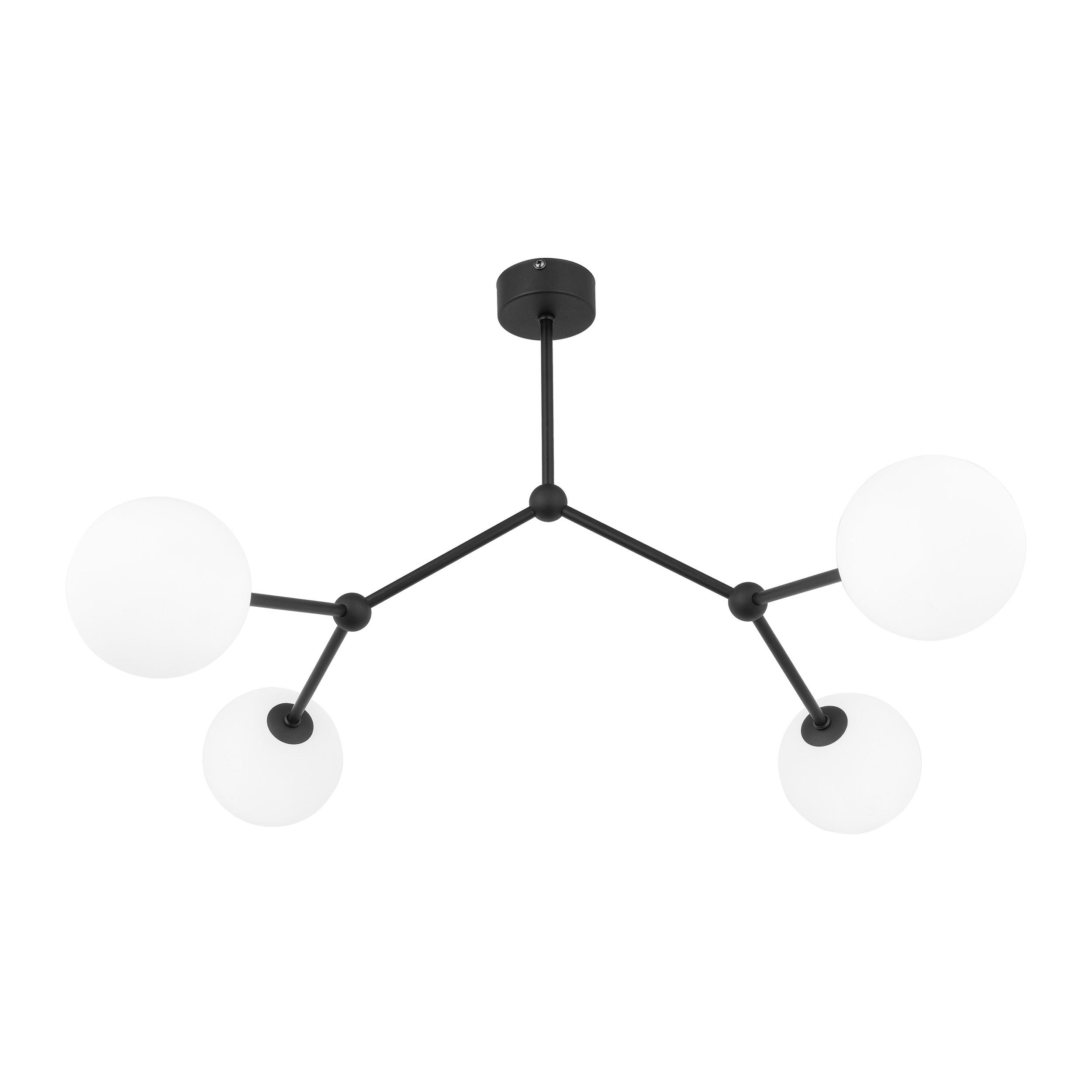 TK LIGHTING FAIRY BLACK LAMPA SUFITOWA 4 PŁ