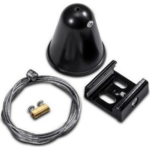 ACA LIGHTING 2WKRB RAIL TRACK 2 CABLE BLACK