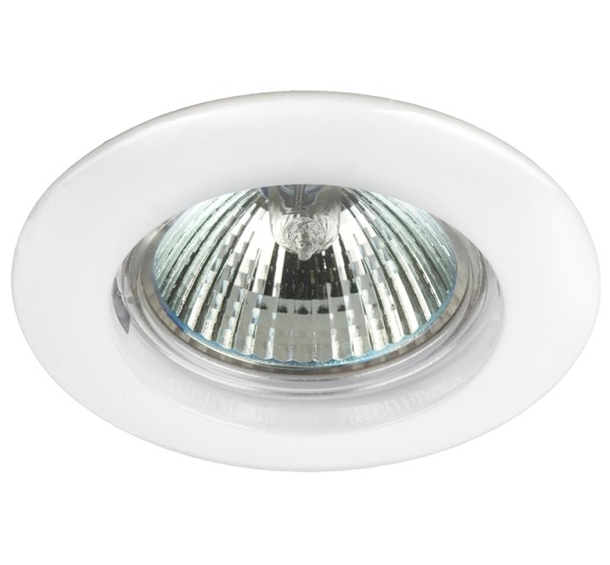 LIGHTEX ЛУНА RL HL100W MR16 GX5.3 MAX.7W LED АЛУМИНИЕВА СТАЦИОНАРНА Ф77MM/CUT 65MM БЯЛА LIGHTEX