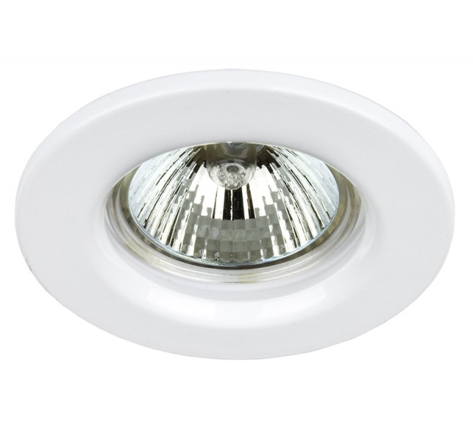 LIGHTEX ЛУНА RLHL3001W MR16 GX5.3 MAX.7W LED СТОМАНЕНА СТАЦИОНАРНА Ф81MM/CUT 60MM СТАЦИОНАРНА БЯЛО LIGHTEX