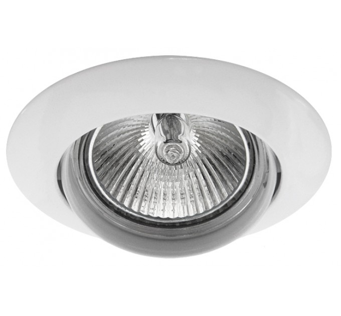 LIGHTEX ЛУНА RL HL200W MR16 GX5.3 MAX.7W LED АЛУМИНИЕВА ПОДВИЖНА Ф84MM/CUT 75MM БЯЛА LIGHTEX