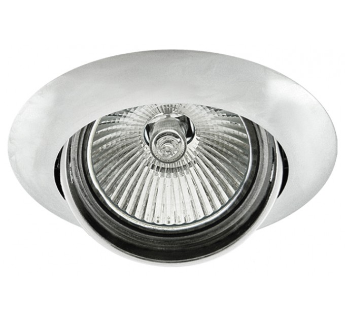 LIGHTEX ЛУНА RL HL201CH MR16 GX5.3 MAX.7W LED АЛУМИНИЕВА ПОДВИЖНА Ф84MM/CUT 75MM ХРОМ LIGHTEX