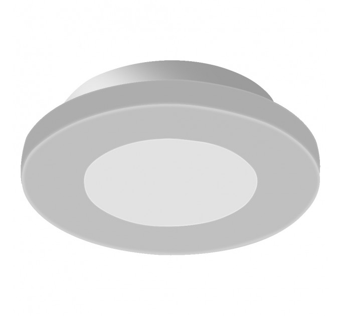 LIGHTEX LED МЕБЕЛНА ЛУНА FELIX 2W 100LM 4000K 12V DC Ф68MM H18.3MM СТЪКЛО LIGHTEX