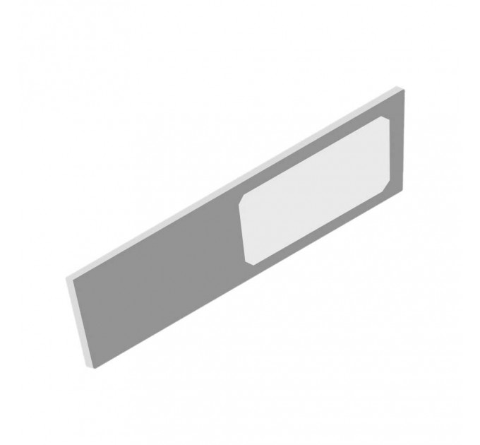 LIGHTEX LED МЕБЕЛНА ЛУНА KARY 4W 256LM 4000K 12V DC L168MM W50MM H6.8MM СИВА LIGHTEX