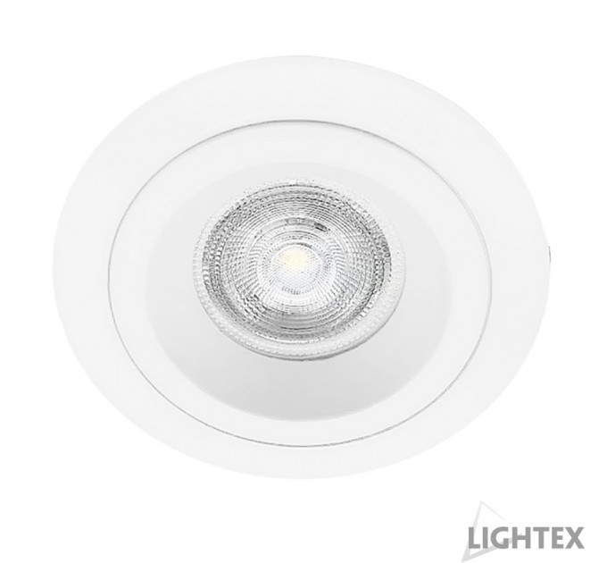 LIGHTEX ЛУНА СТАЦИОНАРНА КРЪГЛА Ф90ММ/CUT 80 ММ БЯЛА MR16 LIGHTEX