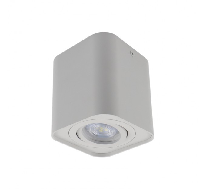 LIGHTEX ЛУНА ЗА ВЪНШЕН МОНТАЖ TOUCAN 1XGU10 MAX.7W LED ОВАЛ БЯЛА 93Х93Х105ММ LIGHTEX