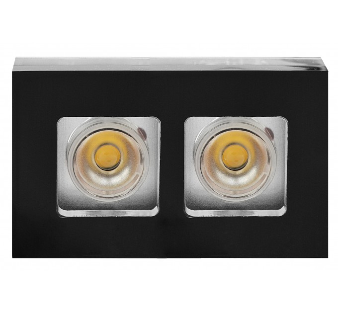 LIGHTEX ЛУНА АКРИЛ ЧЕРНО И ПРОЗРАЧНО С LED 2X1W 3000К~3500К LIGHTEX