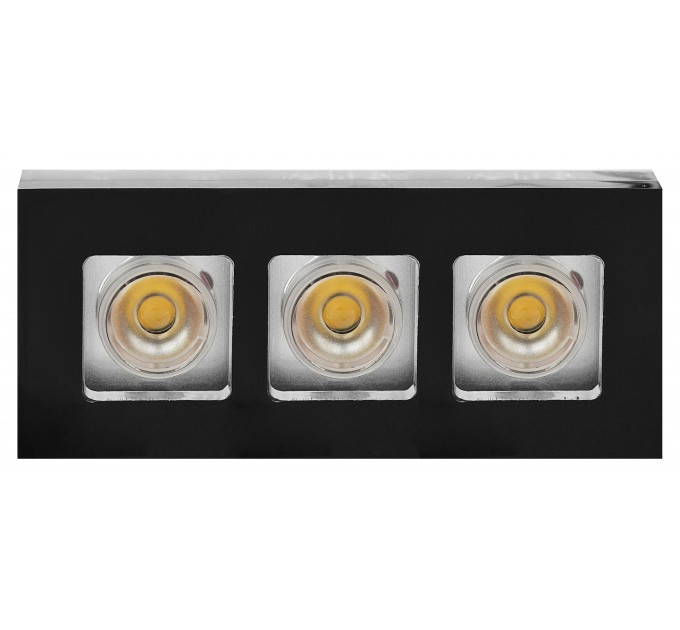 LIGHTEX ЛУНА АКРИЛ ЧЕРНО И ПРОЗРАЧНО С LED 3X1W 3000К~3500К LIGHTEX