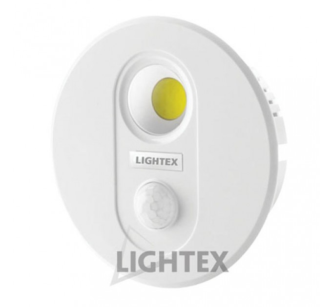 LIGHTEX LED ЛУНА СЪС СЕНЗОР 7W 4000K 665LM Ф120 LIGHTEX