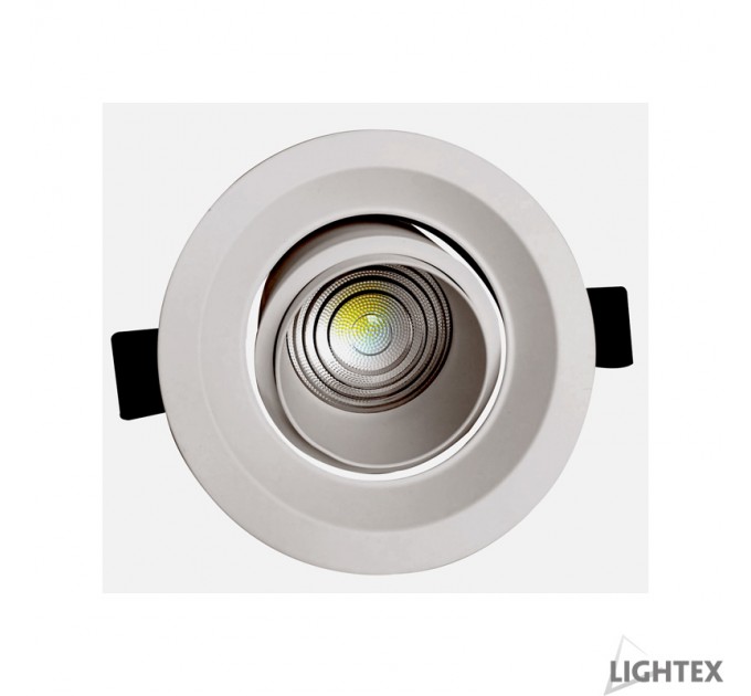 LIGHTEX LED ЛУНА PLUS 10W 220V 3000K/4000K/6500K 800LM ДИМИРУЕМА БЯЛА LIGHTEX