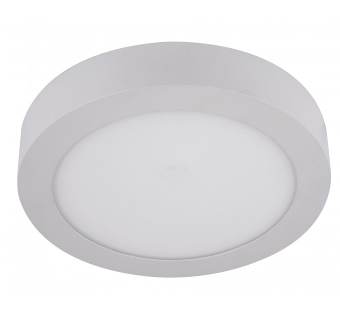 LIGHTEX LED ЛУНА БЯЛА ОТКРИТ МОНТАЖ 220V 12W IP40 120D Ф170 КРЪГЛА 4000K 860LM LIGHTEX