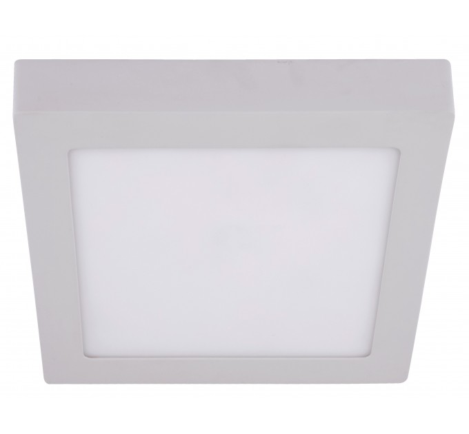 LIGHTEX LED ЛУНА БЯЛА ОТКРИТ МОНТАЖ 220V 18W IP40 120D 225Х225 КВАДРАТНА 4000K 1580LM LIGHTEX