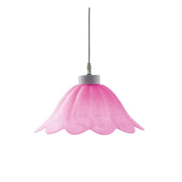 ACA LIGHTING UNDER GLASS NO 309 Φ30 W.LABASTER PINK SATIN MANDALAY ACA-3095