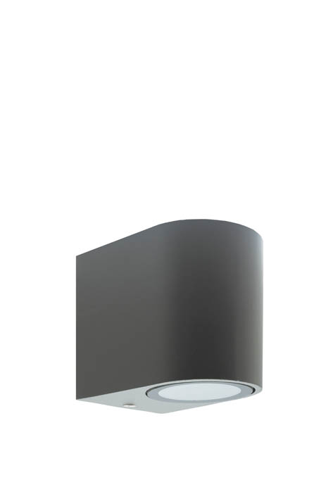 VITO ФАСАДЕН АПЛИК SPIDER 1D GU10 98X80X67MM IP44 АЛУМИНИЙ, ЦВЯТ АНТРАЦИТ 3230030