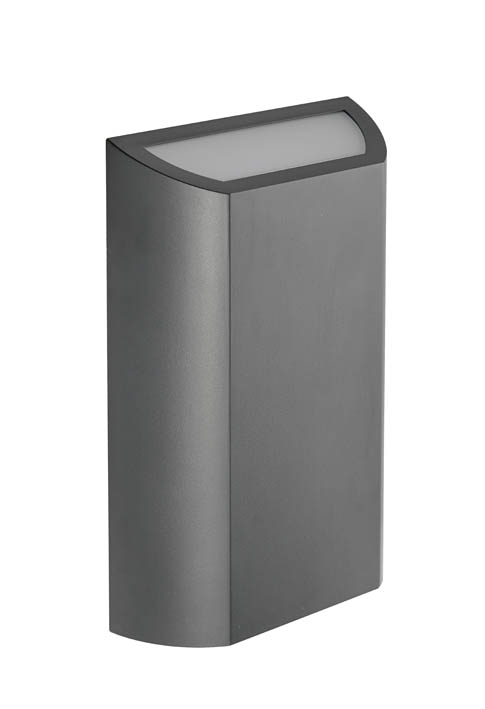 VITO LED ФАСАДЕН АПЛИК ADRIA UD2 8W 360LM 4000K (НЕУТРАЛНА СВЕТЛИНА) IP65 220X113X51MM ДВУПОСОЧНO ОСВЕТЯВАНЕ ЦВЯТ АНТРАЦИТ 3230560