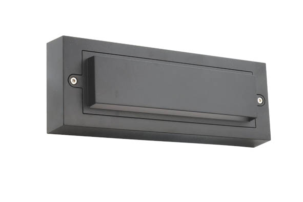 VITO LED ВЪНШЕН ОСВЕТИТЕЛ ЗА СТЪПАЛА ADRIA ST1P 6W 150LM 4000K (НЕУТРАЛНА СВЕТЛИНА) IP65 255X90X30MM ПЛАСТМАСА, ЦВЯТ АНТРАЦИТ 3230640