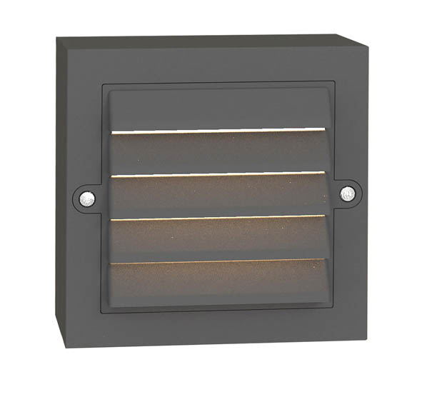 VITO LED ВЪНШЕН ОСВЕТИТЕЛ ЗА СТЪПАЛА ADRIA ST2G 6W 150LM 4000K (НЕУТРАЛНА СВЕТЛИНА) IP65 135X135X42MM ПЛАСТМАСА, ЦВЯТ АНТРАЦИТ 3230660