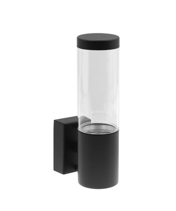 VITO ФАСАДЕН АПЛИК RIGA-W1 1XGU10 IP44 Φ60X220X108MM ЧЕРЕН ЦВЯТ 3241400