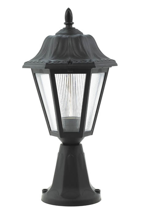 VITO ГРАДИНСКИ ФЕНЕР VERONA-45 E27 ЧЕРЕН ЦВЯТ IP44 ПЛАСТМАСОВ Φ240X450MM ЧЕРЕН ЦВЯТ 3242060