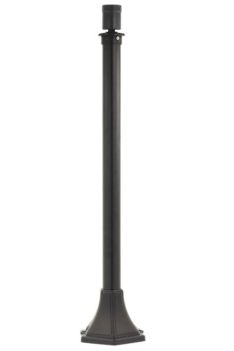 VITO POLE ЗА OUTDOOR USE STEEL С E27 BASE AND CABLE 750MM ЧЕРЕН ЦВЯТ 3242240