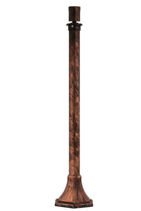 VITO ГРАДИНСКО КОЛЧЕ СТОМАНА С ФАСУНГА E27 И КАБЕЛ 750MM АНТИЧЕН ВИД 3242250