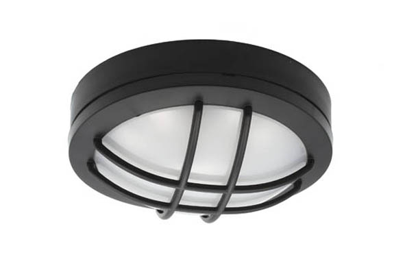 VITO LED ВЪНШЕН ТЕХНИЧЕСКИ ОСВЕТИТЕЛ LUZ-BRG 12W 816LM 4000K (НЕУТРАЛНА СВЕТЛИНА) IP65 Φ170X64MM ЧЕРЕН ЦВЯТ 3400870