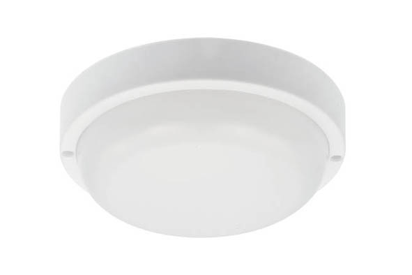 VITO LED ВЪНШЕН ТЕХНИЧЕСКИ ОСВЕТИТЕЛ LUZ-BR 12W 840LM 4000K (НЕУТРАЛНА СВЕТЛИНА) IP65 Φ170X50MM БЯЛ ЦВЯТ 3401000