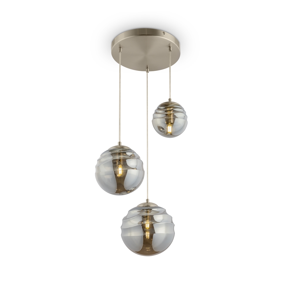 MAYTONI P074PL-03N ВИСЯЩО ОСВЕТИТЕЛНО ТЯЛО VINARE НИКЕЛ