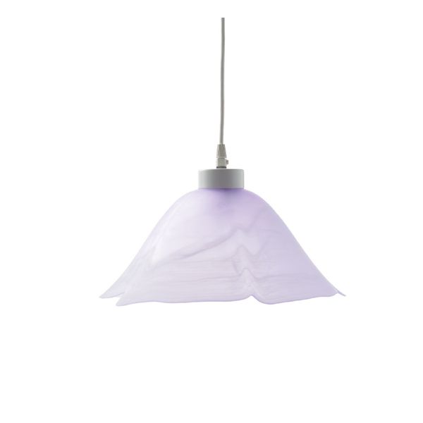 ACA LIGHTING UNDER ABOUT GLASS NO379 Φ35 W.ALABASTER LILA SATIN MELROSE ACA-3791