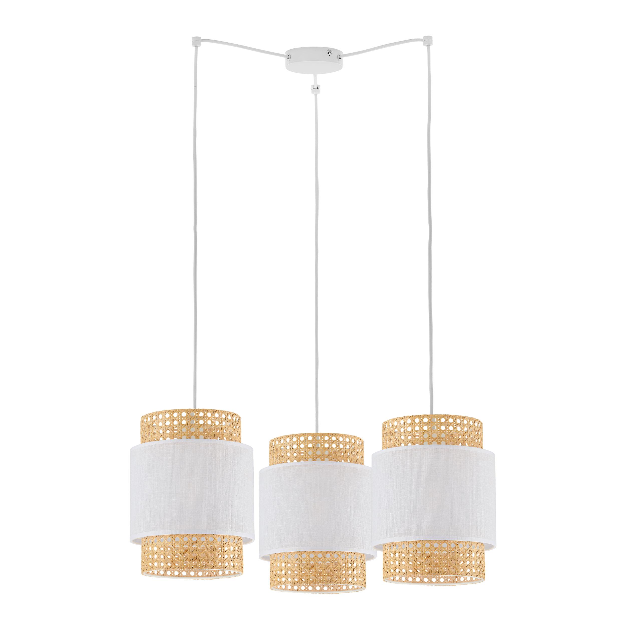 TK LIGHTING BOHO WHITE LAMPA WISZĄCA 3 PŁ