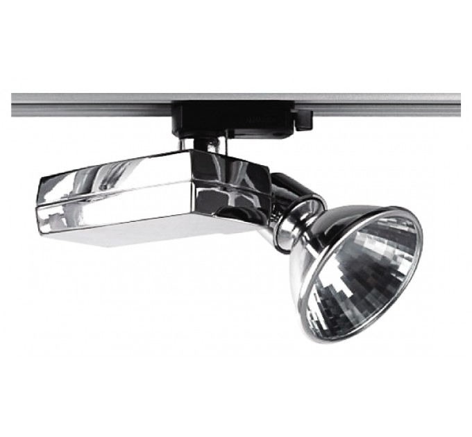 LIGHTEX ПРОЖЕКТОР КОРПУС ЗА ТРИФАЗНА 4PINS ШИНА PT3400 CDM-T G12 70W ХРОМ