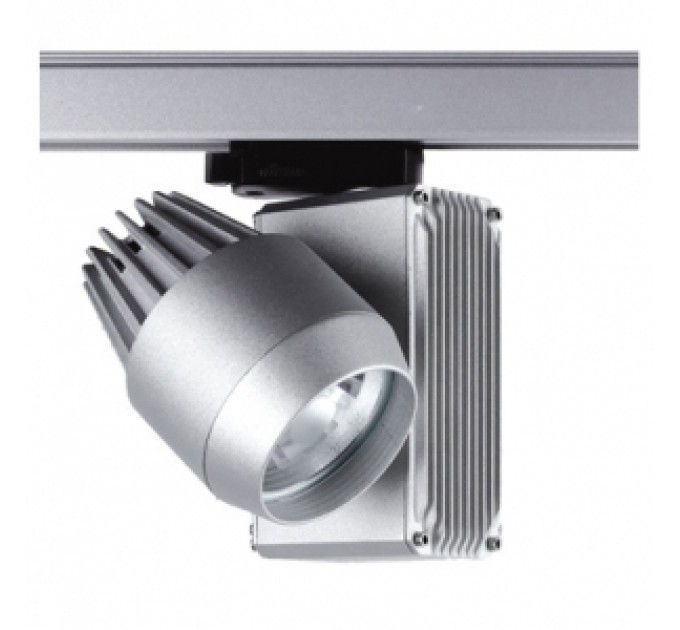 LIGHTEX ПРОЖЕКТОР КОРПУС ЗА ТРИФАЗНА 4PINS ШИНА PT3405 CDM-T G12 70W СРЕБРИСТ