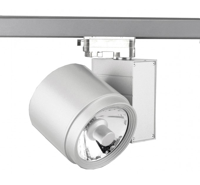 LIGHTEX ПРОЖЕКТОР КОРПУС ЗА ТРИФАЗНА 4PINS ШИНА PT3410 CDM-R111 GX8.5 70W СРЕБРИСТ