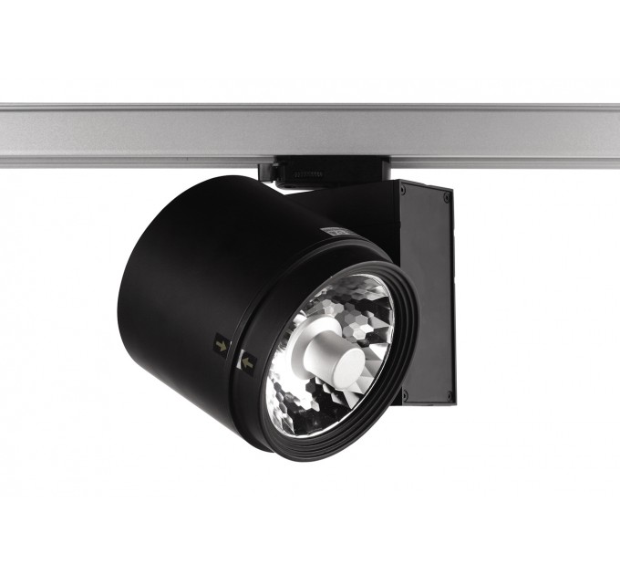 LIGHTEX ПРОЖЕКТОР КОРПУС ЗА ТРИФАЗНА 4PINS ШИНА PT3413 CDM-R111 GX8.5 70W ЧЕРЕН