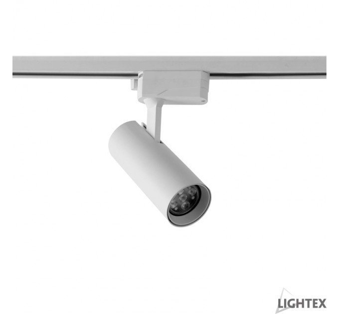 LIGHTEX ПРОЖЕКТОР КОРПУС ЗА 2PINS ШИНА GU10 БЯЛ LIGHTEX