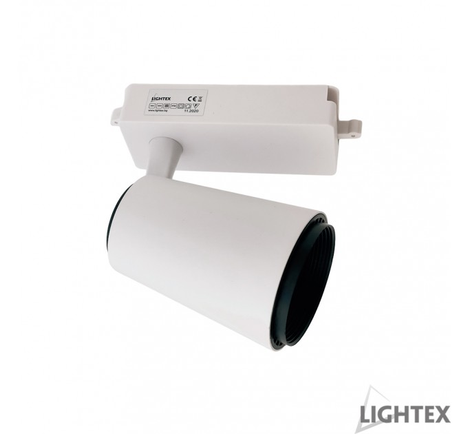 LIGHTEX LED ПРОЖЕКТОР ЗА ШИНА PLUS 30W 220V 3000K/4000K/6500K 2700LM ДИМИРУЕМ БЯЛ LIGHTEX